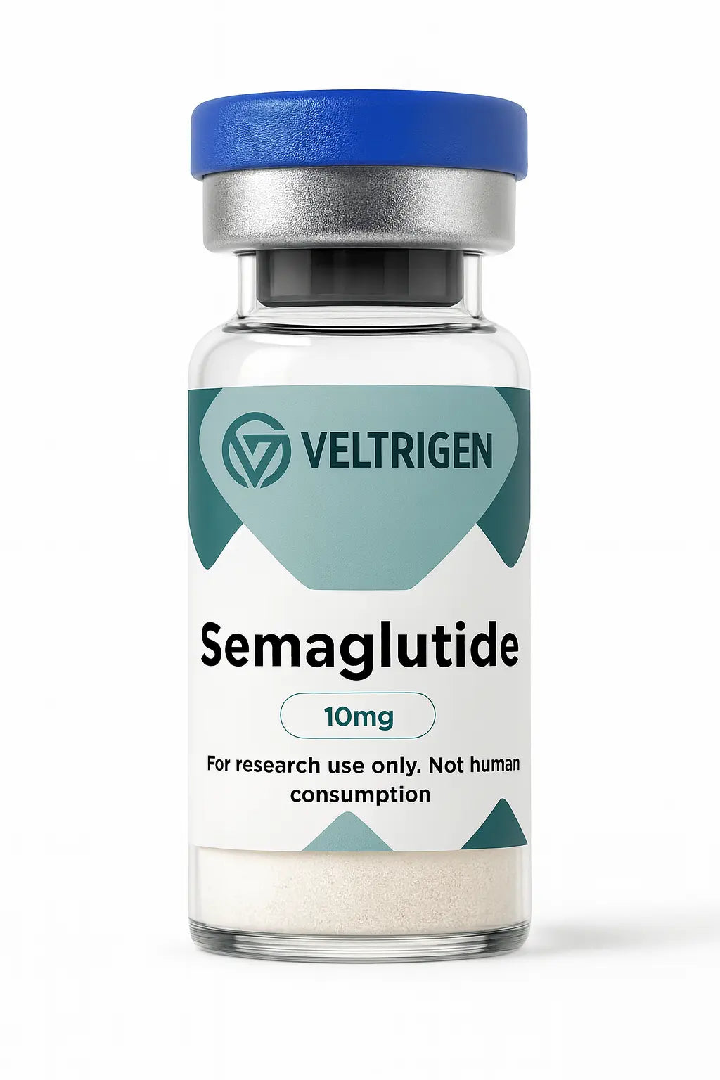 Semaglutide research peptide vial. Synthetic GLP analogues studied for incretin signaling and metabolic pathways. For laboratory research only.